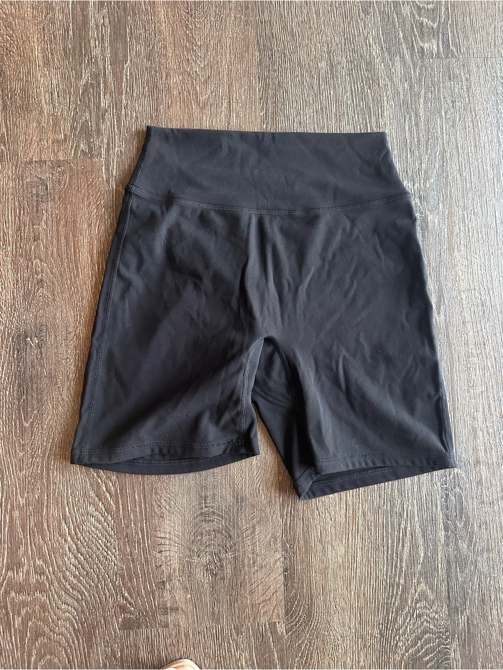 BuffBunny Black High-Waist Athletic Bike Shorts
